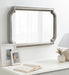 Scallop Mirror Silver 24x36 6