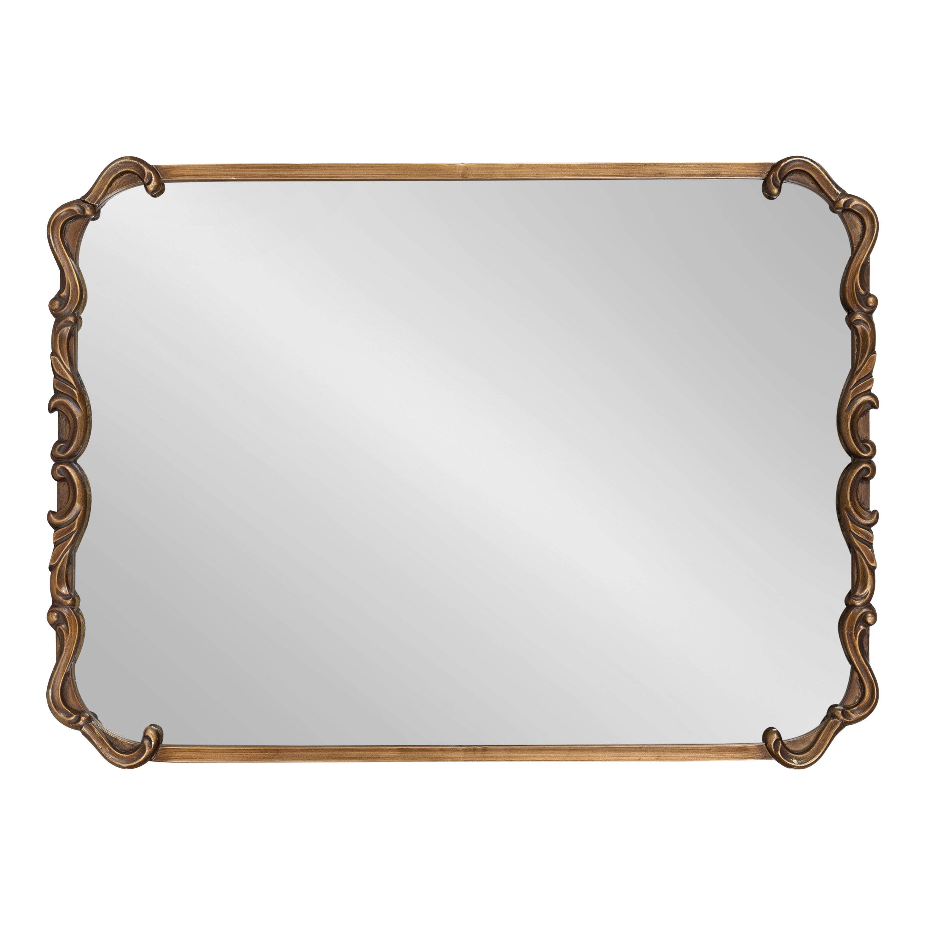 Rectangle Mirror Gold 20x27 5