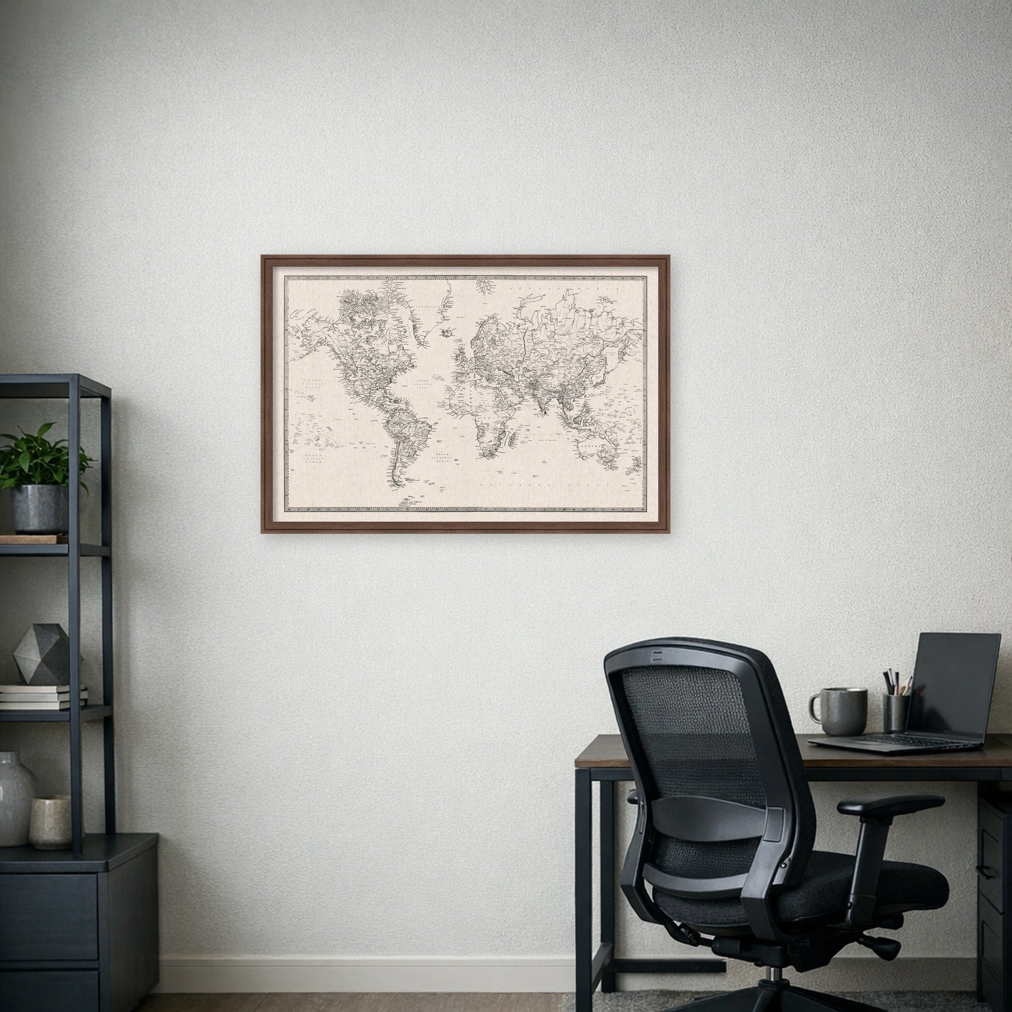 Magnetic Canvas 38x26 Florence Medium Brown 6