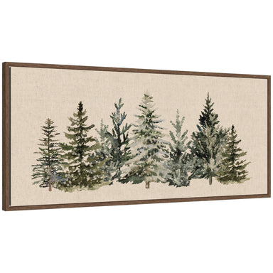 Framed Canvas Sylvie Walnut 40x18 1