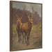 Framed Canvas 18x24 Sylvie Walnut 1