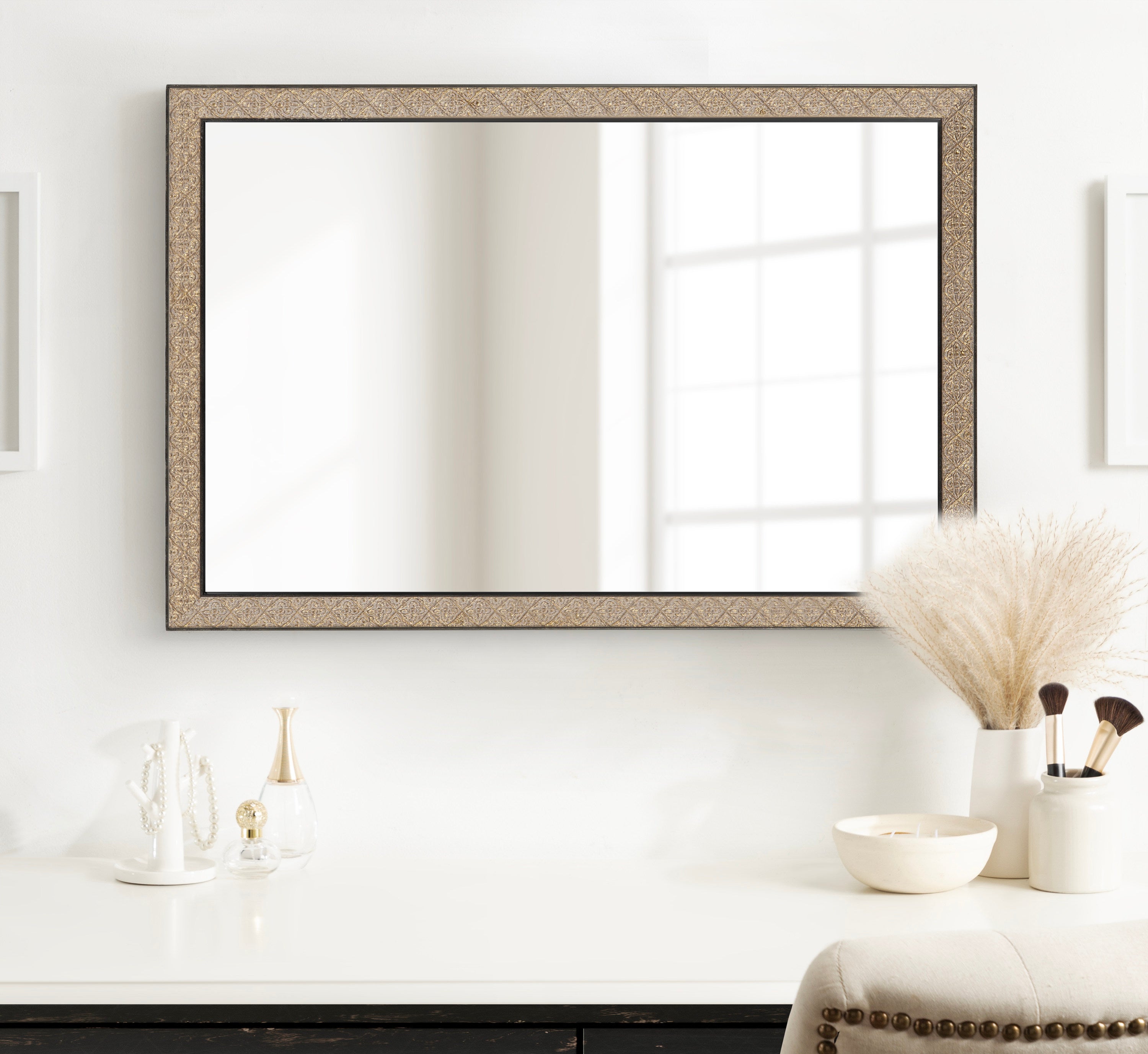 Rectangle Mirror Gold 20x30 7
