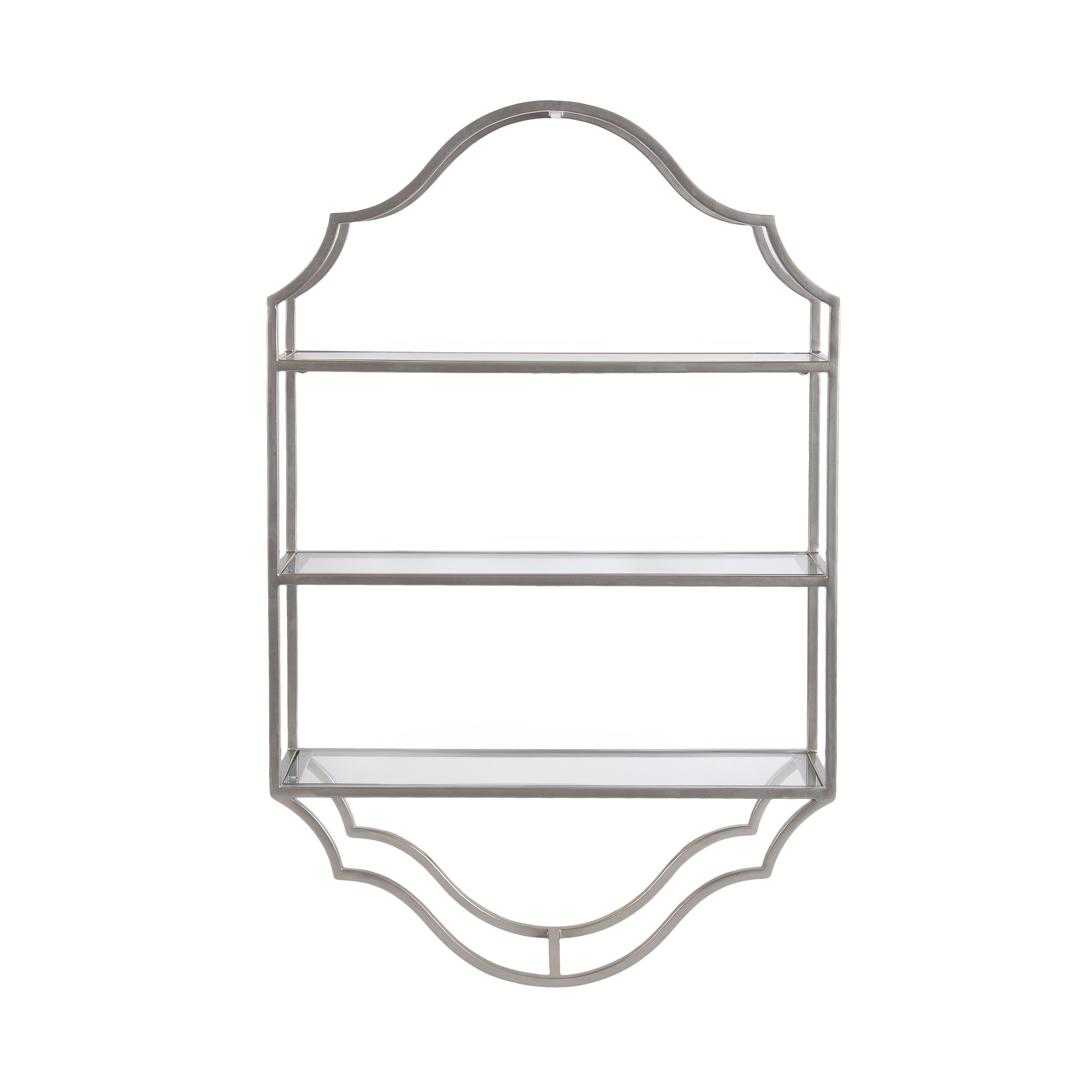 Accent Shelf Silver 20x6x32 5