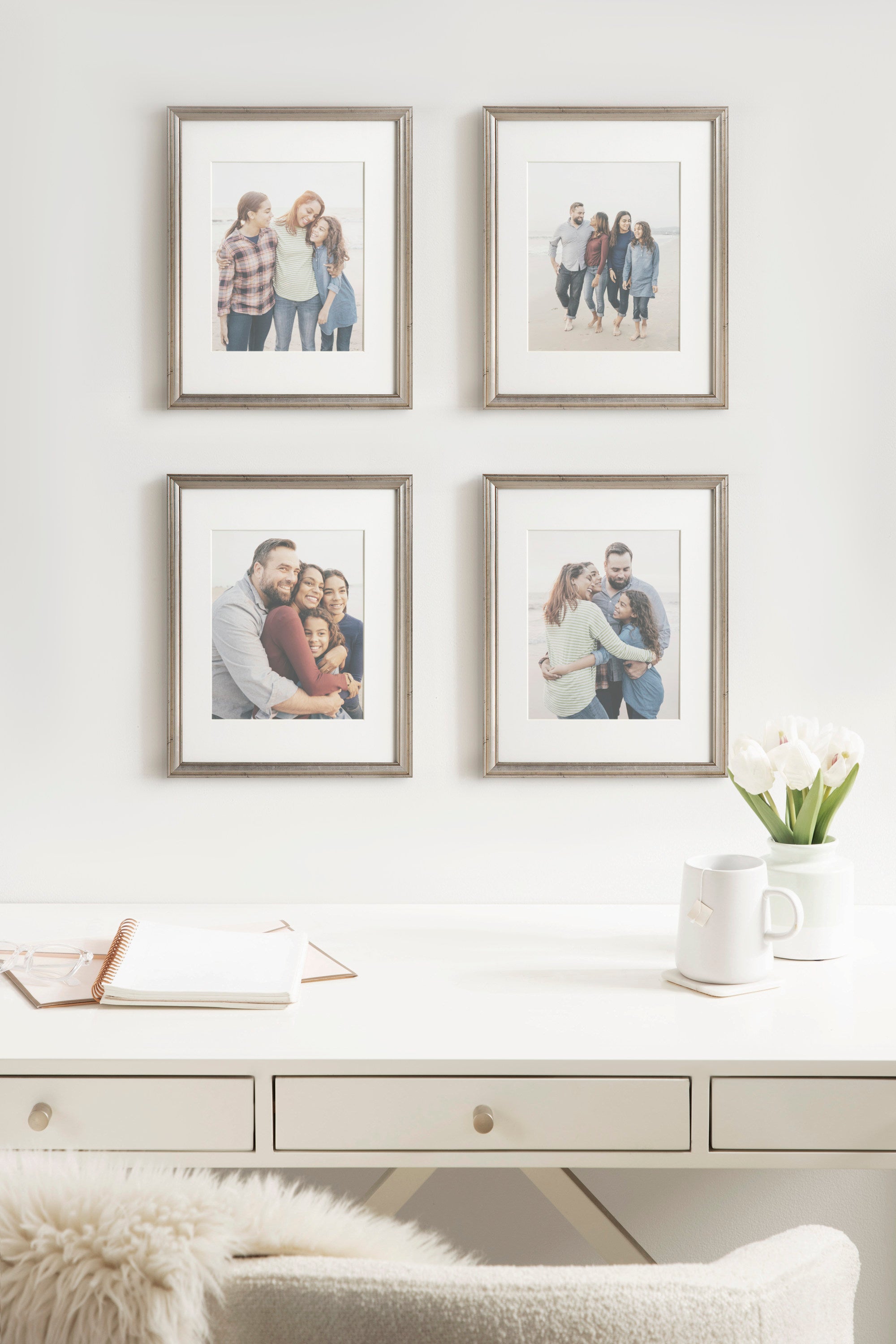 Wall Frame Silver 11x14 matted to 8x10 7