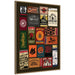 Framed Canvas 28x38 Sylvie Dark Gold 1