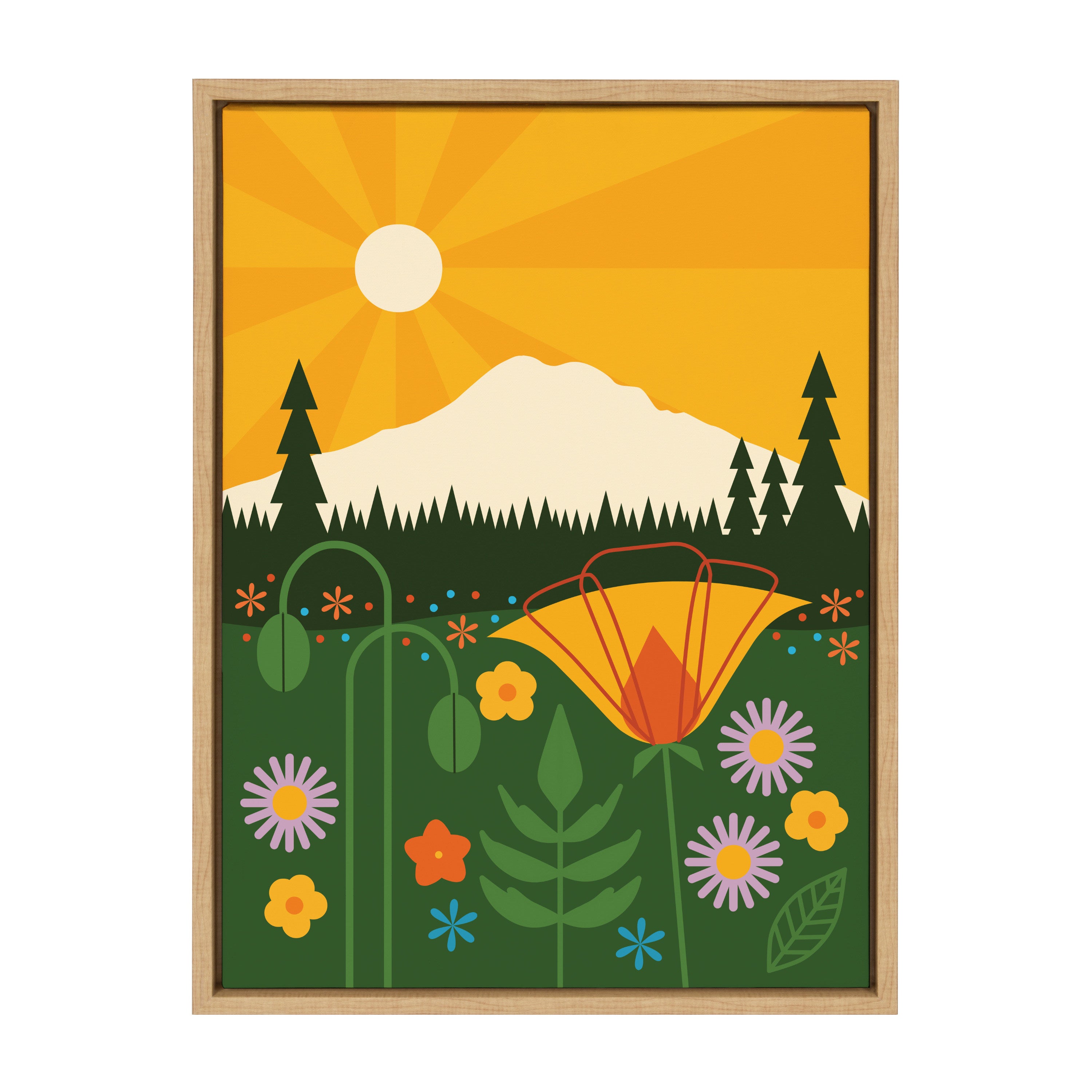 Framed Canvas 18x24 Sylvie Natural 2