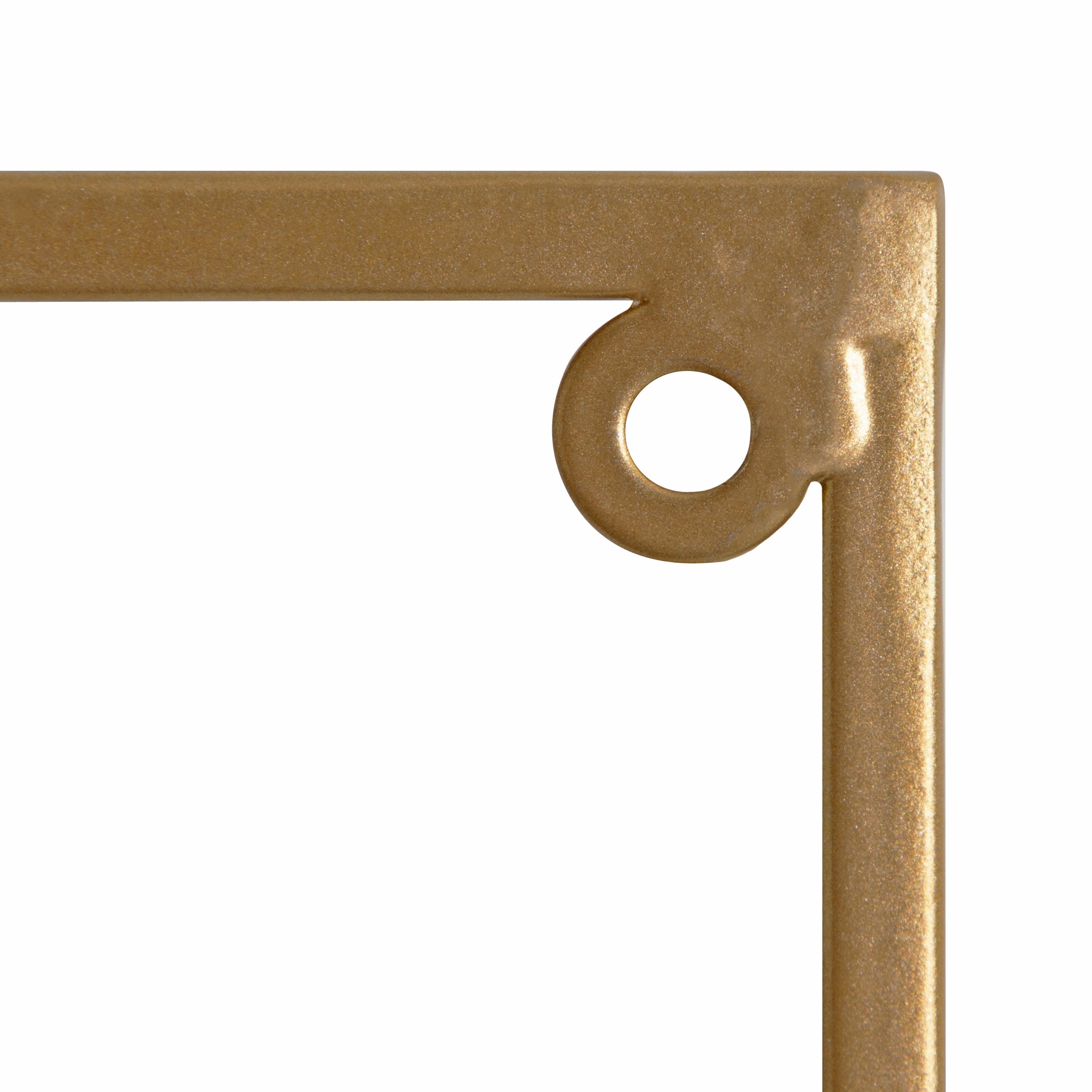 Accent Shelf Gold 4 Piece 4