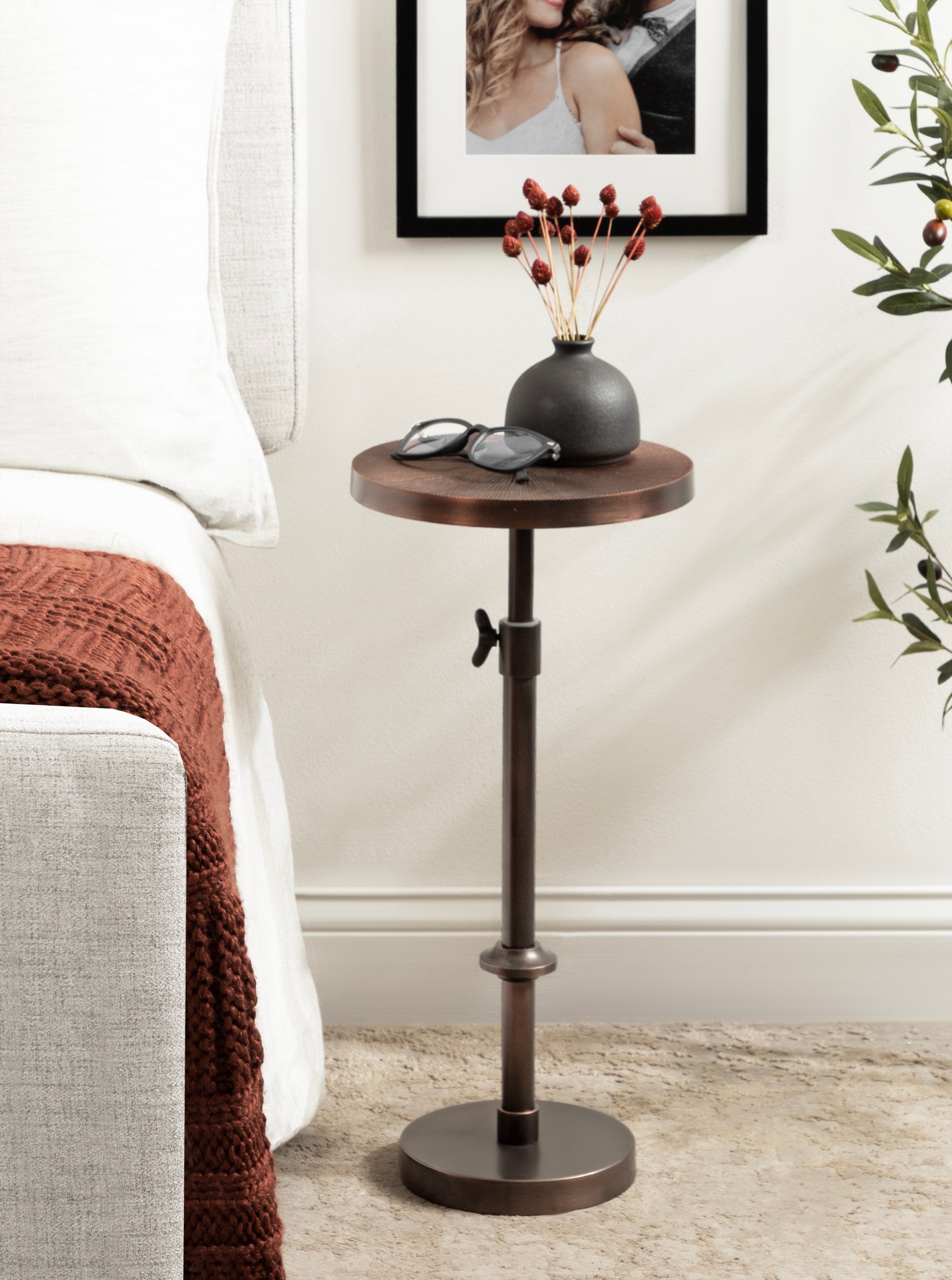 Drink Table Bronze 10x10x30 7