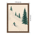 Framed Canvas Sylvie Walnut 10x13 2