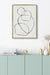 Framed Canvas Sylvie Bright Gold 28x38 7
