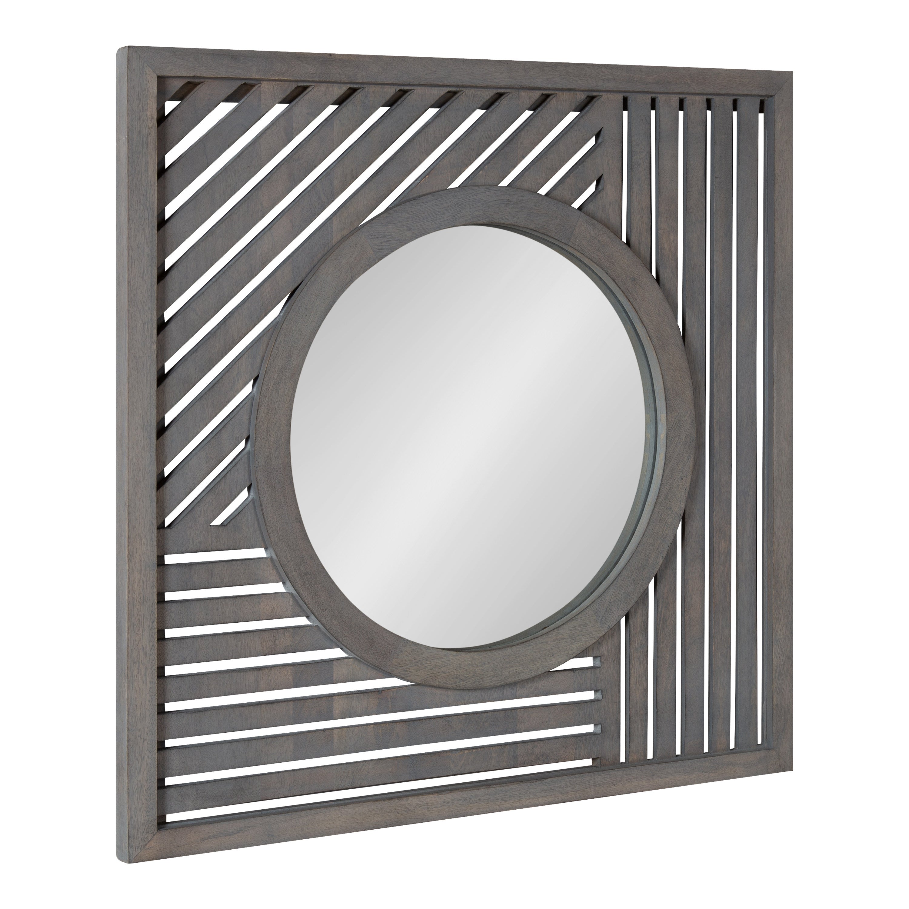 Square Mirror Gray 30x30 1