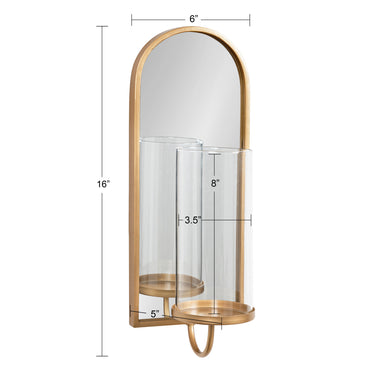 Wall Sconce Gold 6x5x16 2