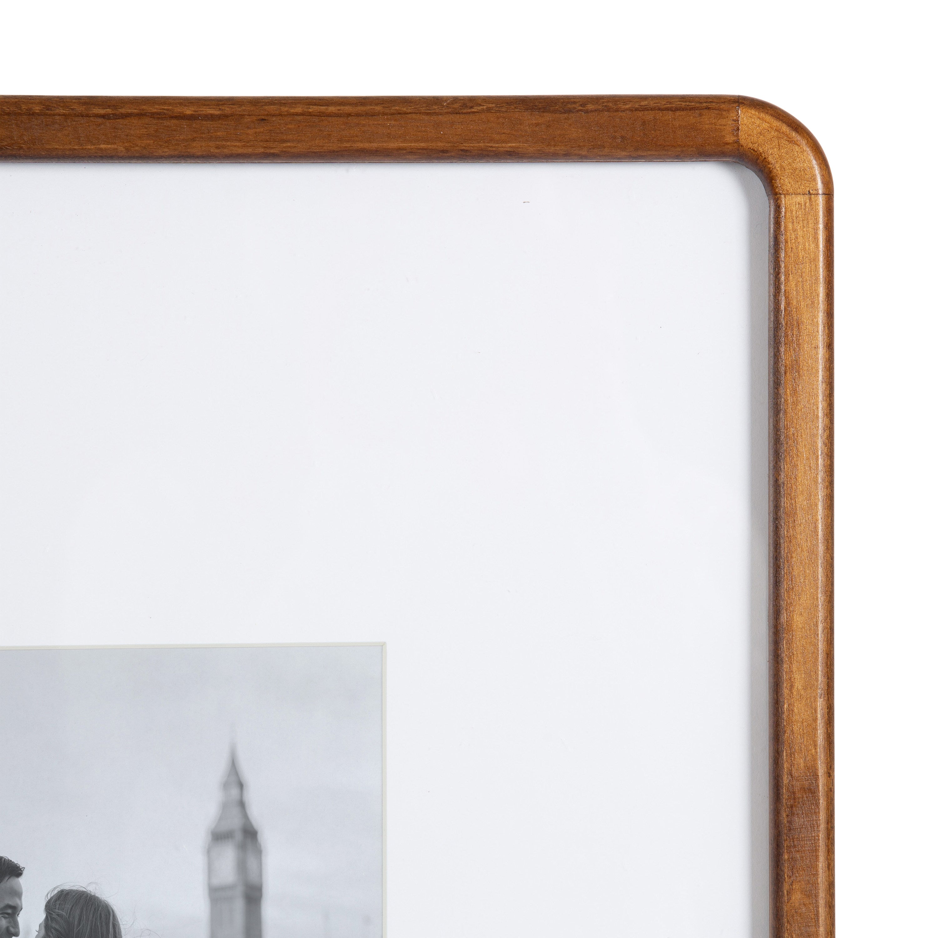 Wall Frame 16x20 matted to 8x10 Walnut Brown 3