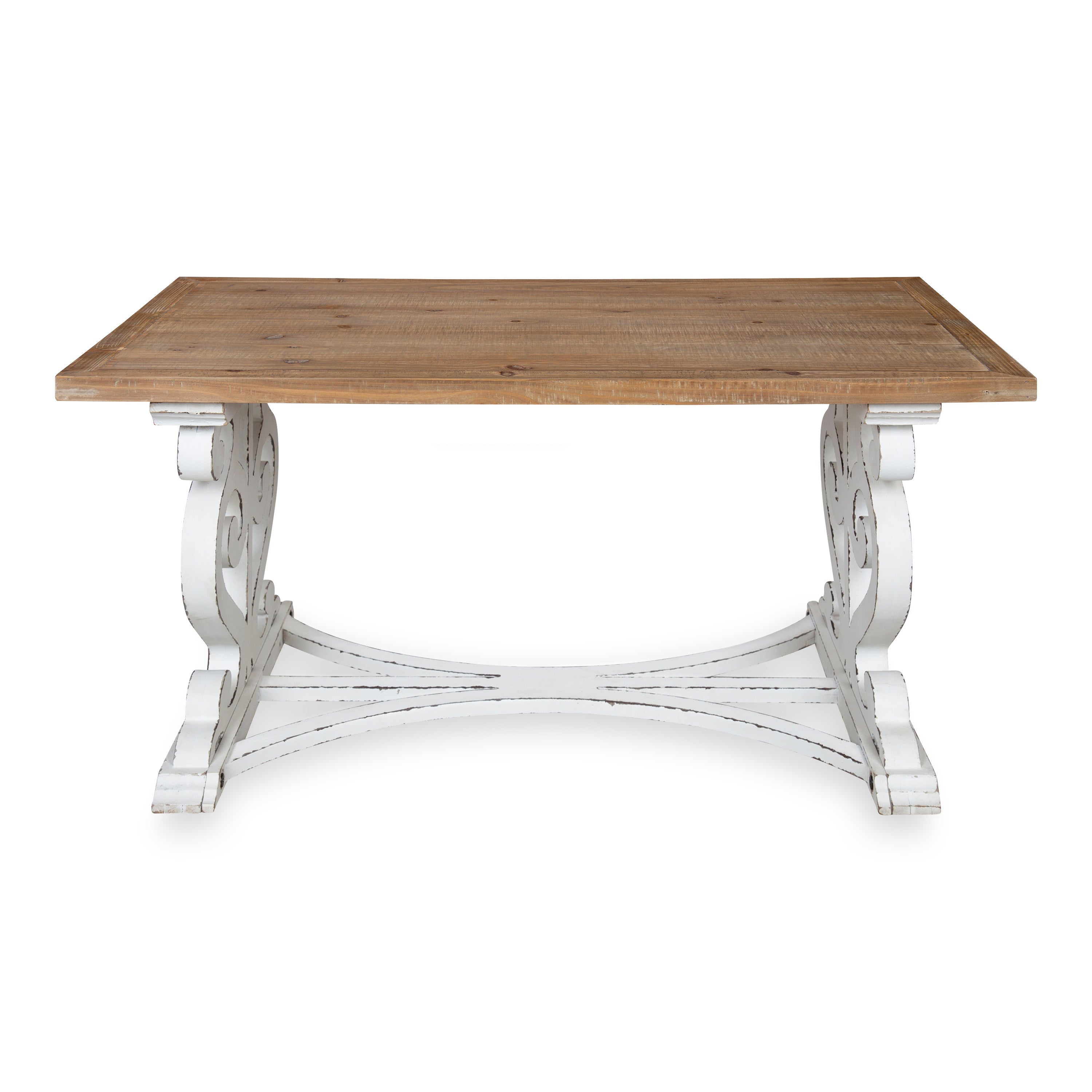 Wyldwood Rustic Carved Wood Coffee Table