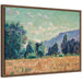 Framed Canvas 24x18 Sylvie Walnut 1