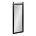 Rectangle Mirror Black 18x50 1