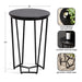 Side Table Black 16x16x24 2