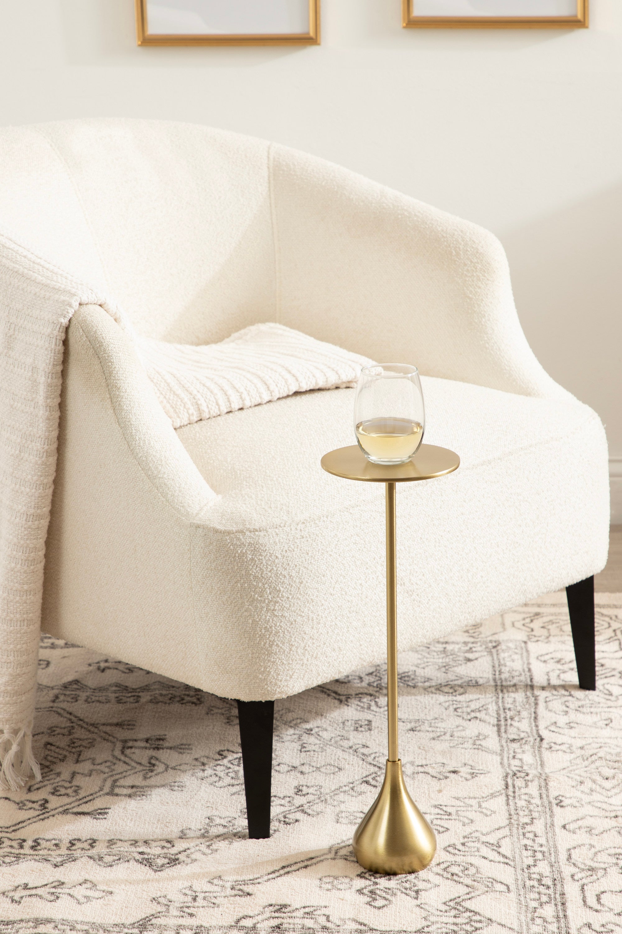 Drink Table Gold 7x7x20 6