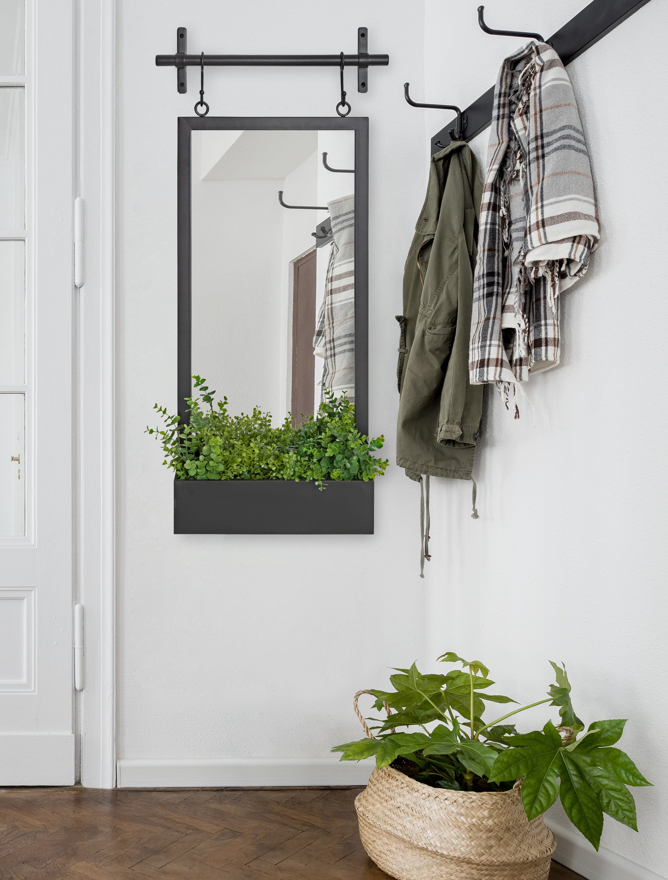 Gammons Wall Mirror with Shelf