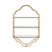 Accent Shelf Gold 20x6x32 5