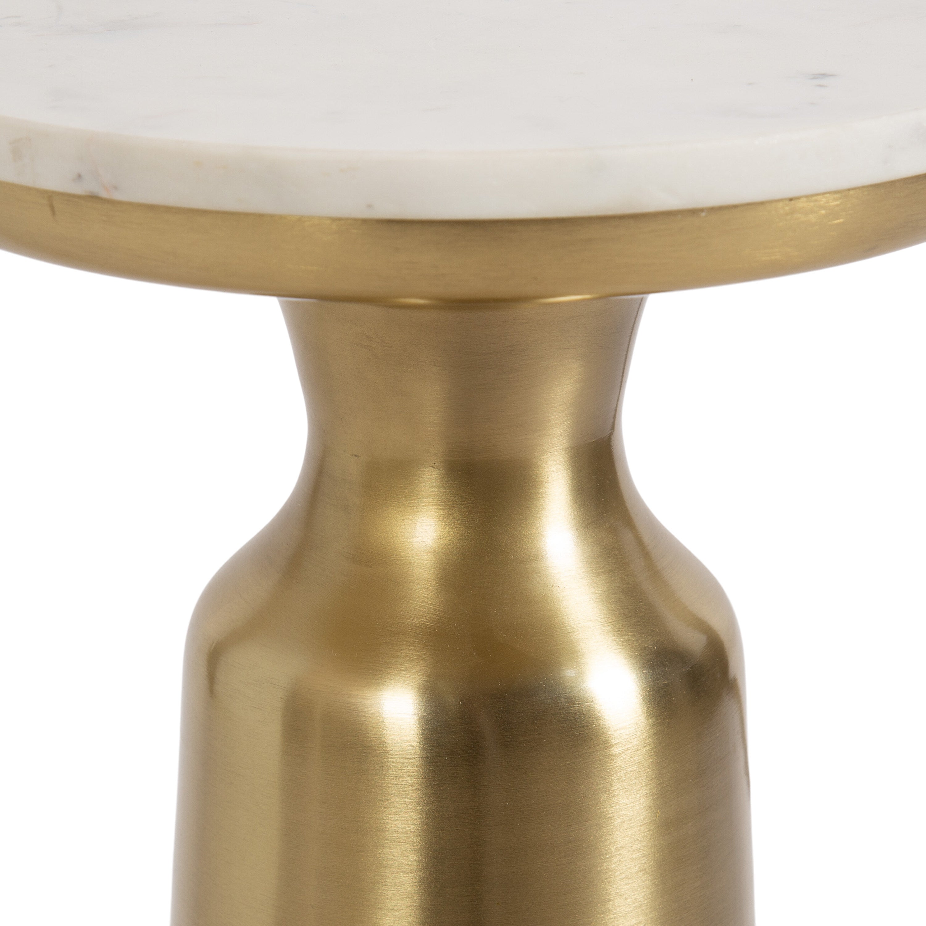 Drink Table White Gold 10x10x22 5