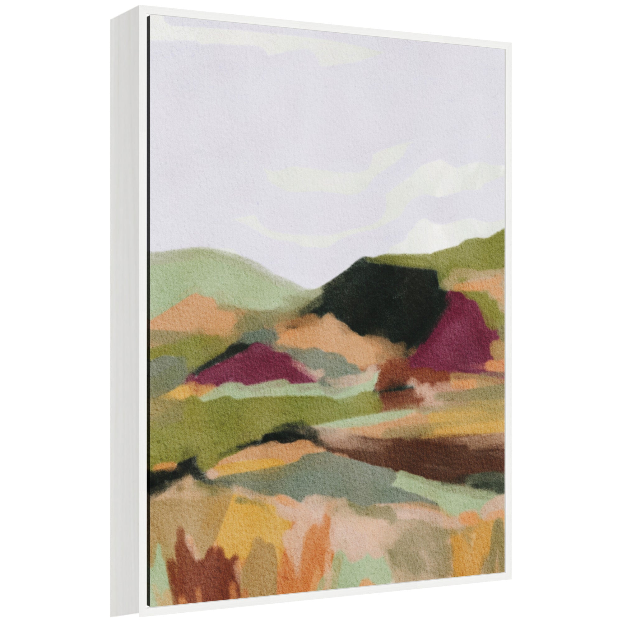 Sylvie Dreamy Landscape Framed Canvas by Nikita Jariwala
