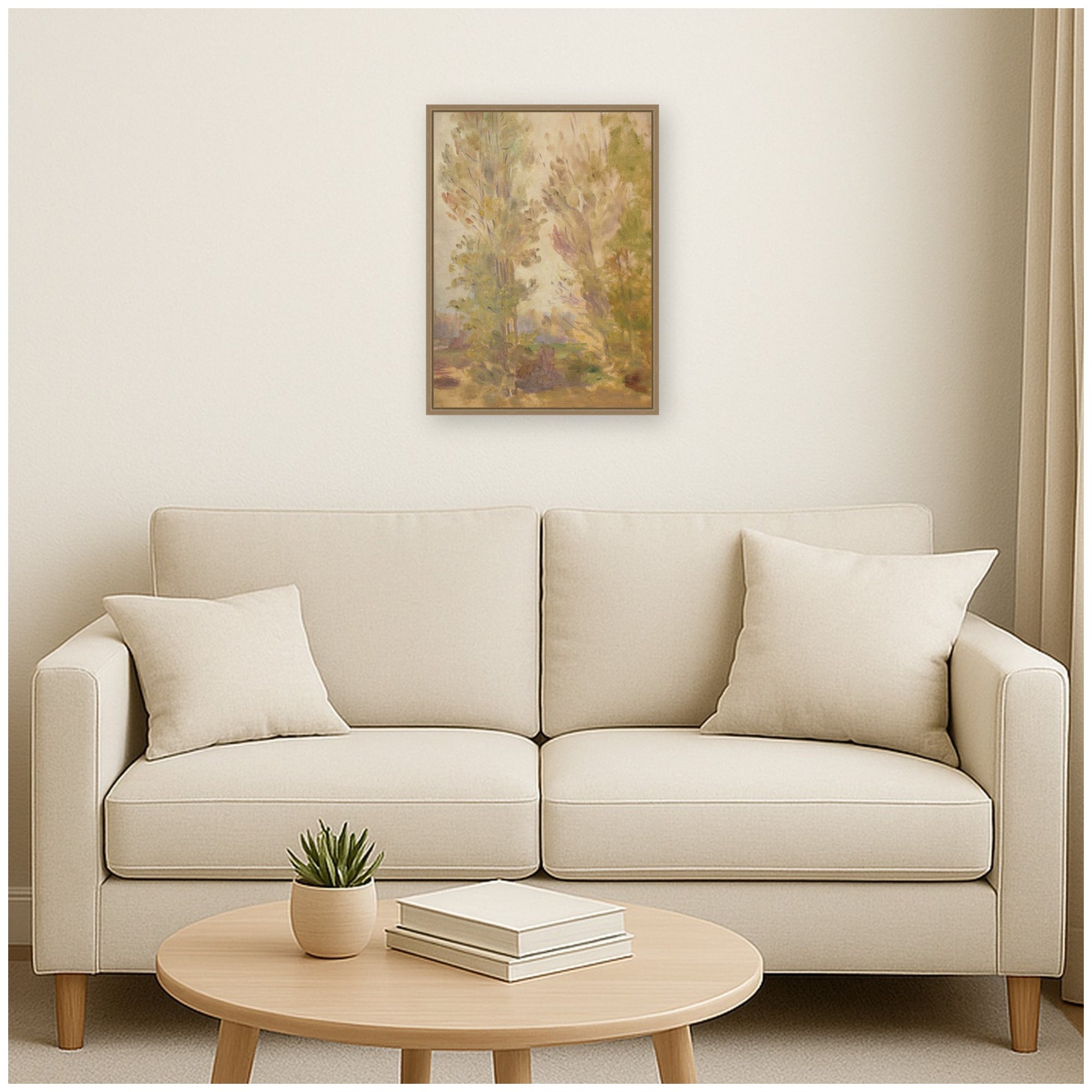 Framed Canvas 18x24 Sylvie Dark Gold 6