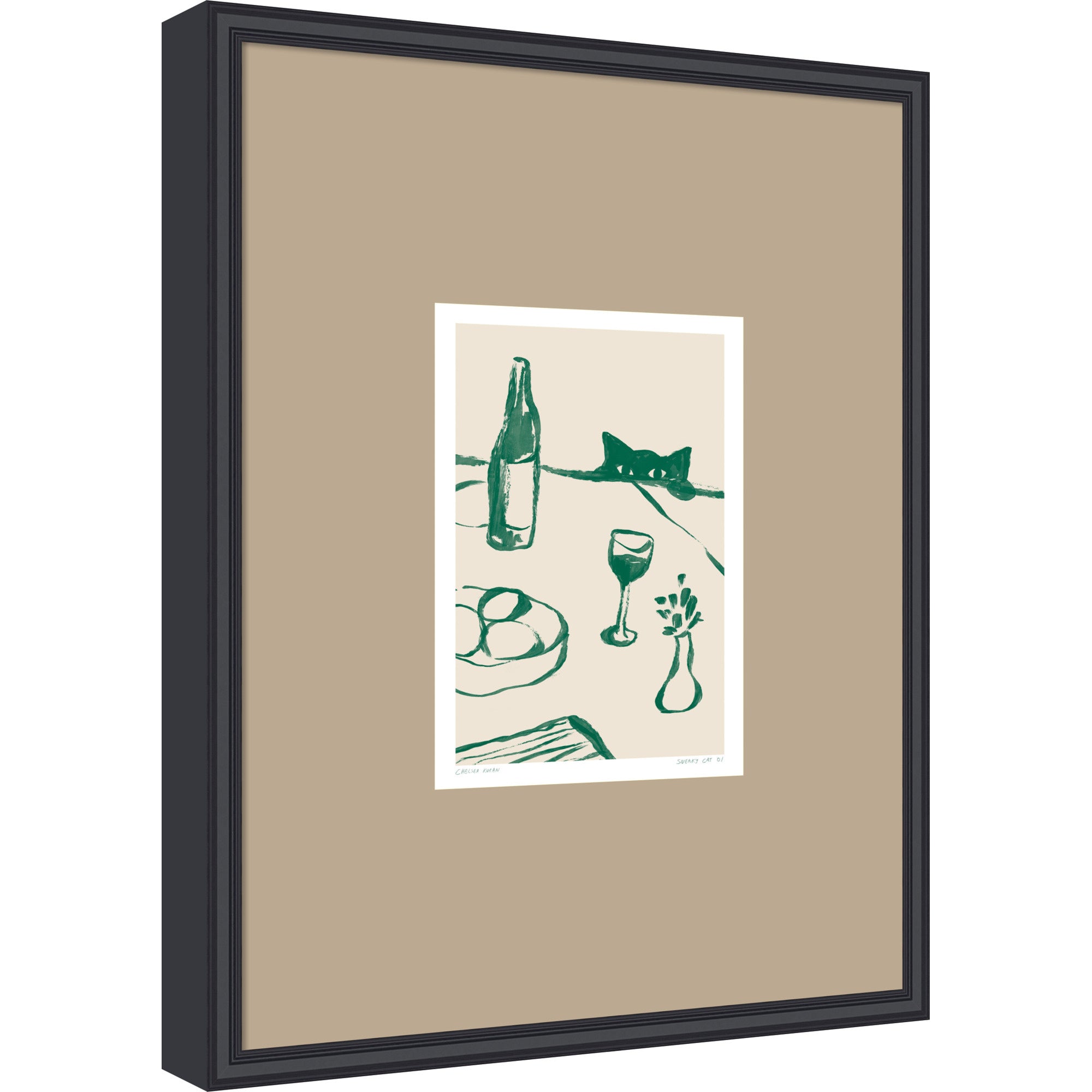 Framed Art 17 x 21 Edith Black 1