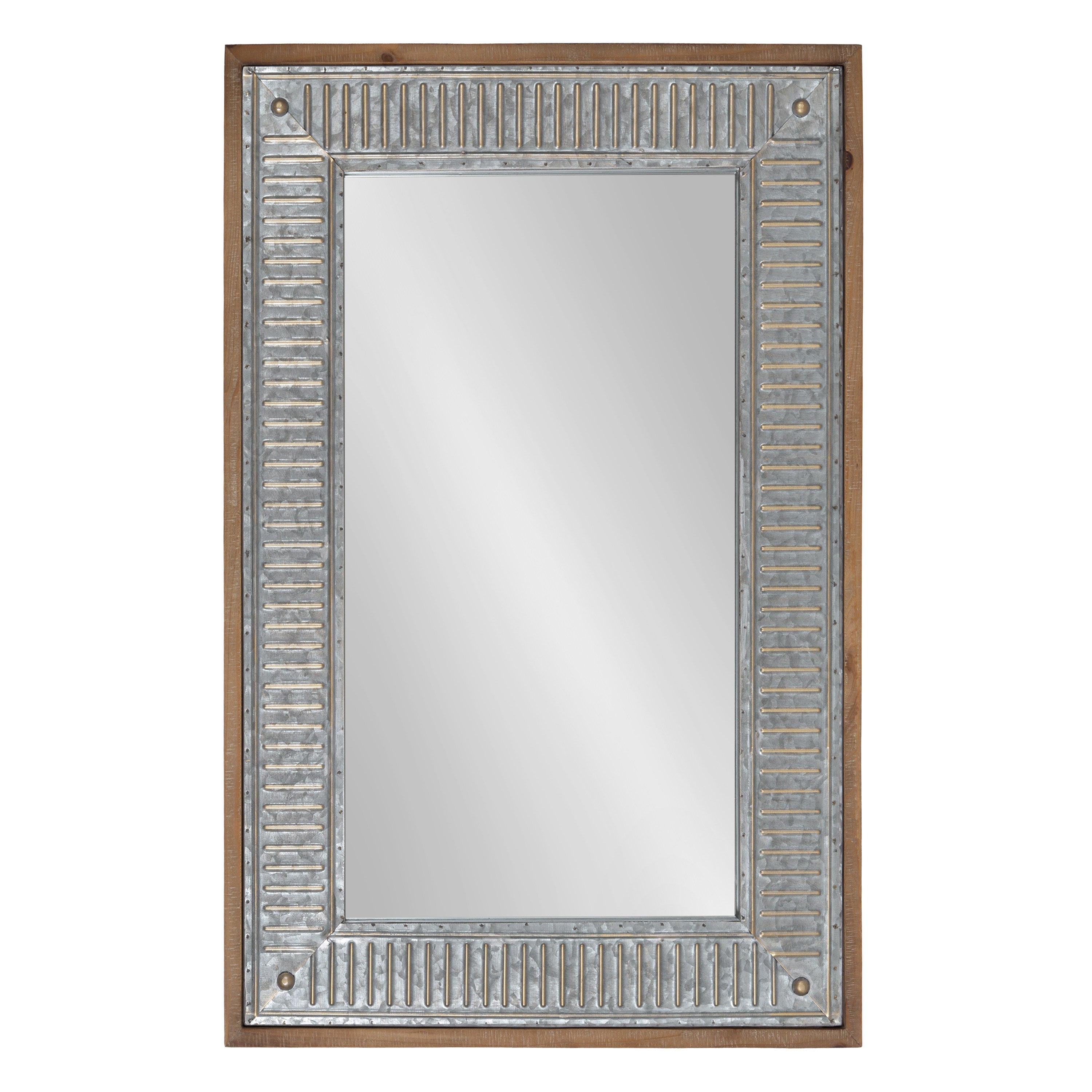 Rectangle Mirror 20x30 Rustic Brown 2