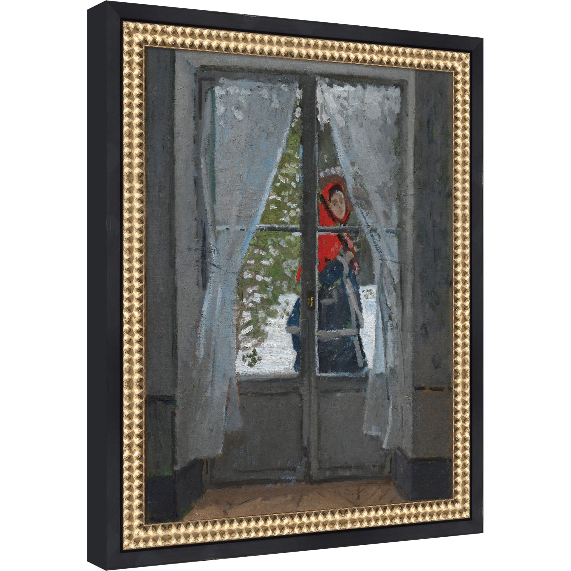 Mounted Canvas Castellan Black 13x16 1