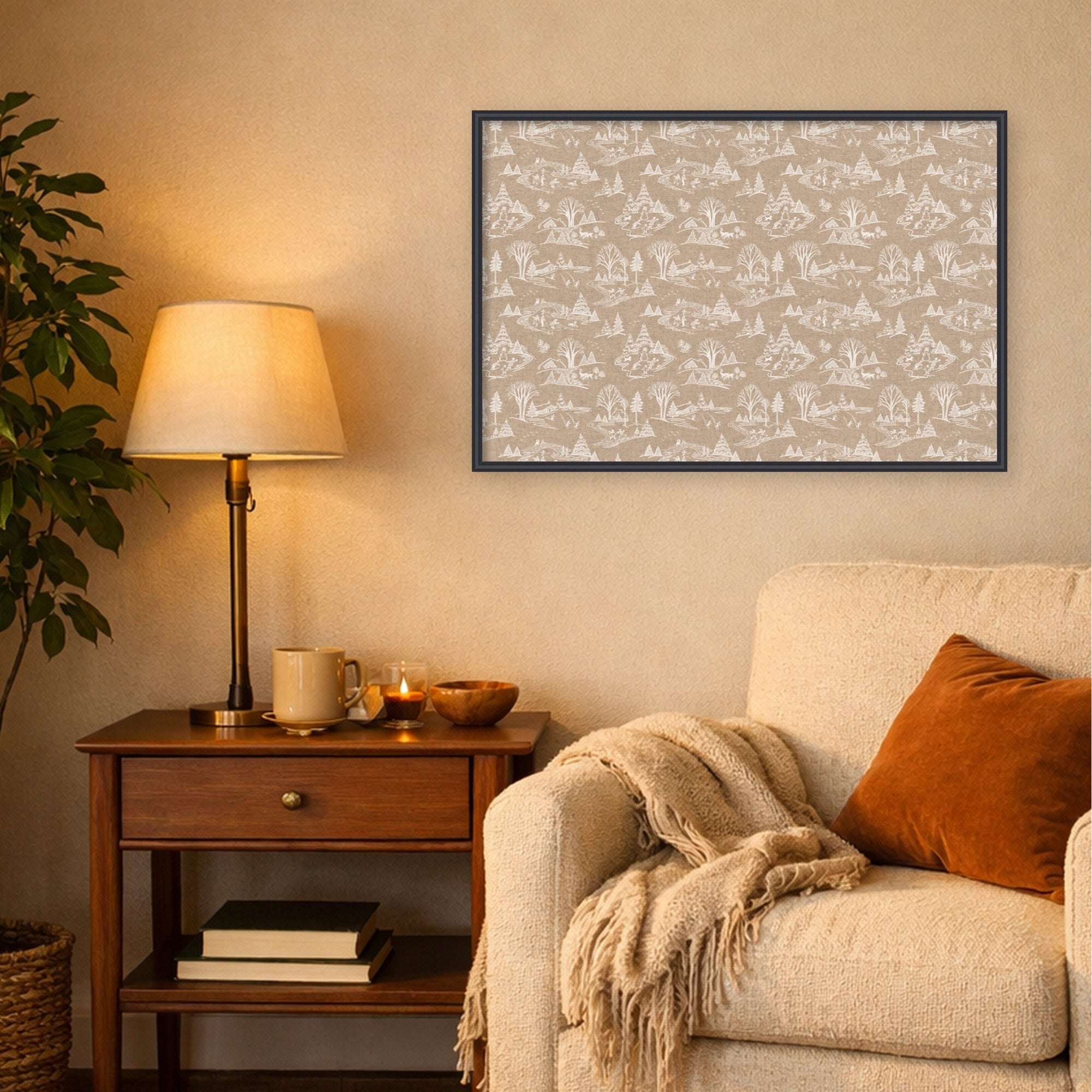 Pinboard Edith Black 37x25 6