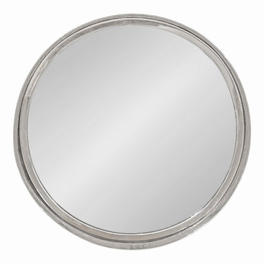 Round Mirror Silver 24" Diameter 2