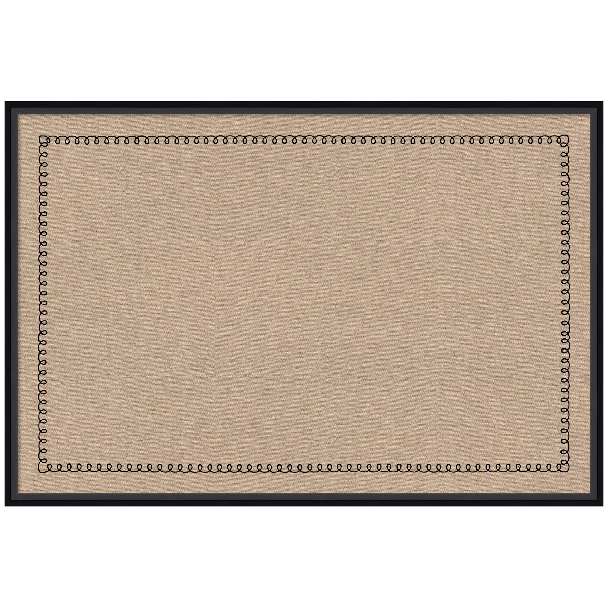 Pinboard Lucie Black 37x25 1