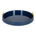 Single Tray Navy Blue 15.5" Diameter 2