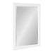 Rectangle Mirror White 24x34 1