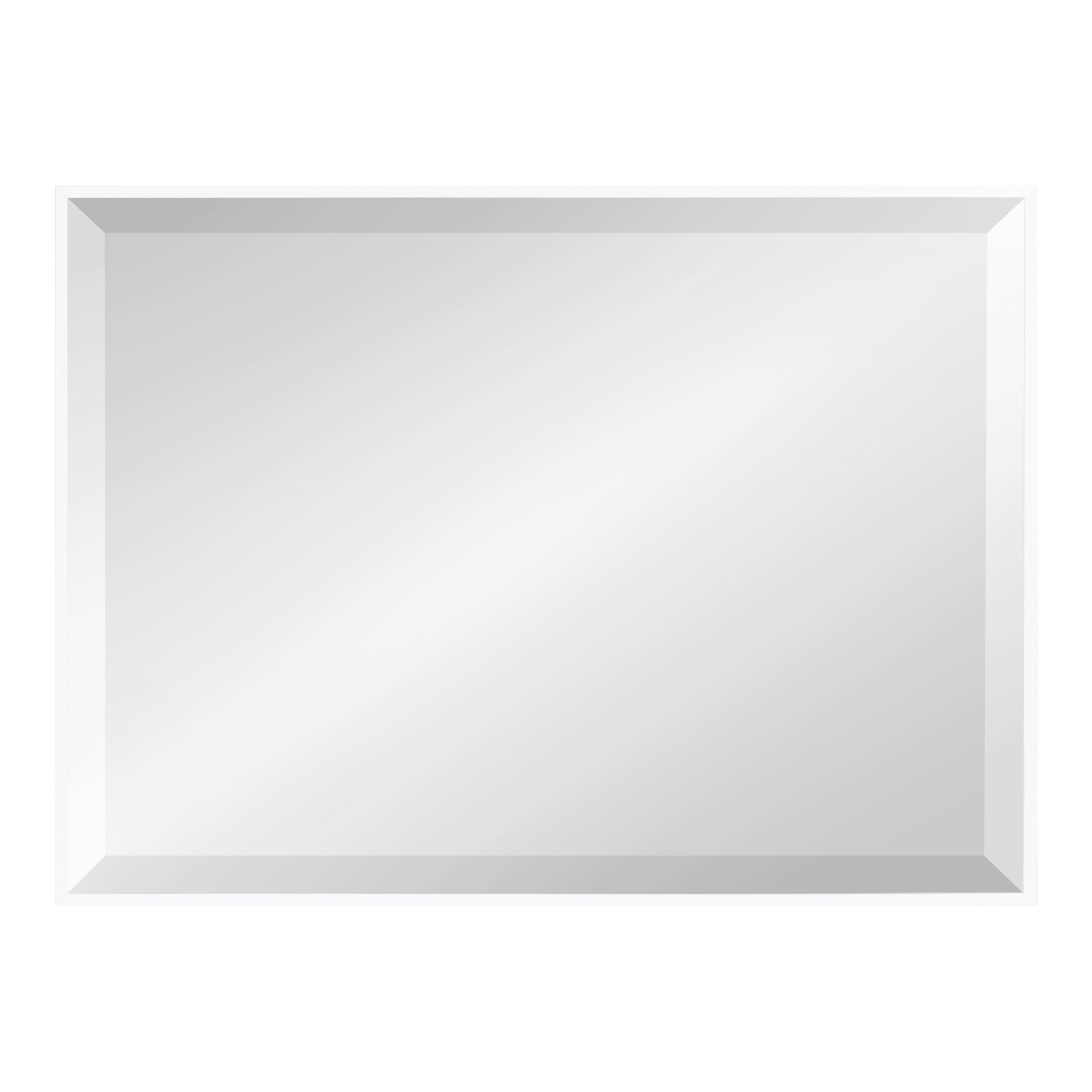 Rectangle Mirror White 18.75x24.75 2