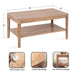 Coffee Table Natural 36x20x18 2