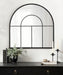 Windowpane Mirror Black 30x30 7