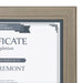 Document Frame Distressed Gray 8.5x11 4