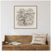 Framed Canvas 30 x 30 Sylvie Walnut 5