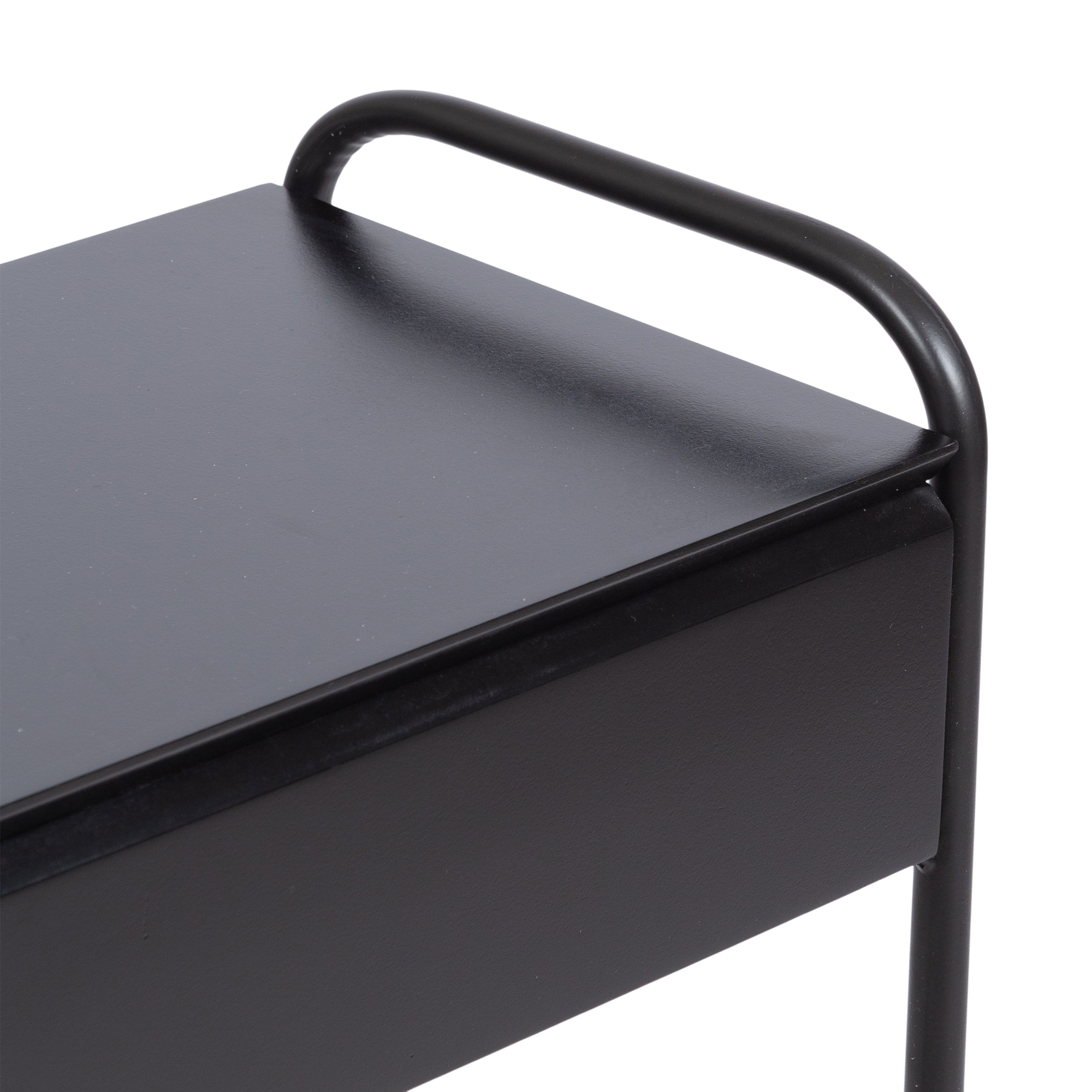 Side Table Black 19x9x26 3