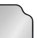 Scallop Mirror 24x36 Black 3