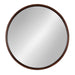 Round Mirror Dark Brown 30" Diameter 5