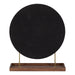 Tabletop Mirror Walnut Brown Gold 18x22 4