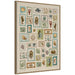 Framed Canvas Sylvie Dark Gold 28x38 1