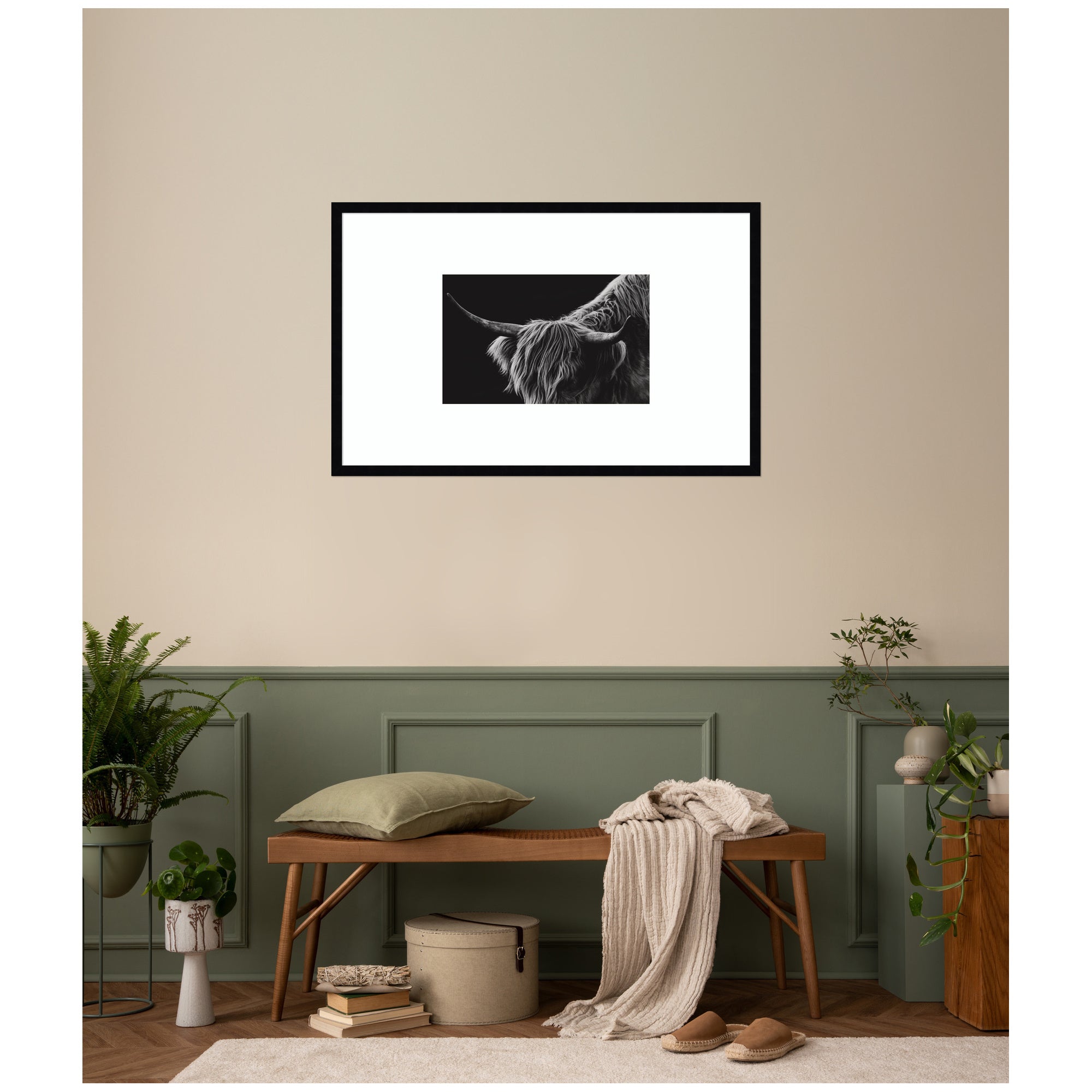 Scottish Highland No. 6 by Crystal Lynn Collins Framed Wall Art Print