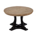 Coffee Table Rustic Brown Black 28x28x18 6