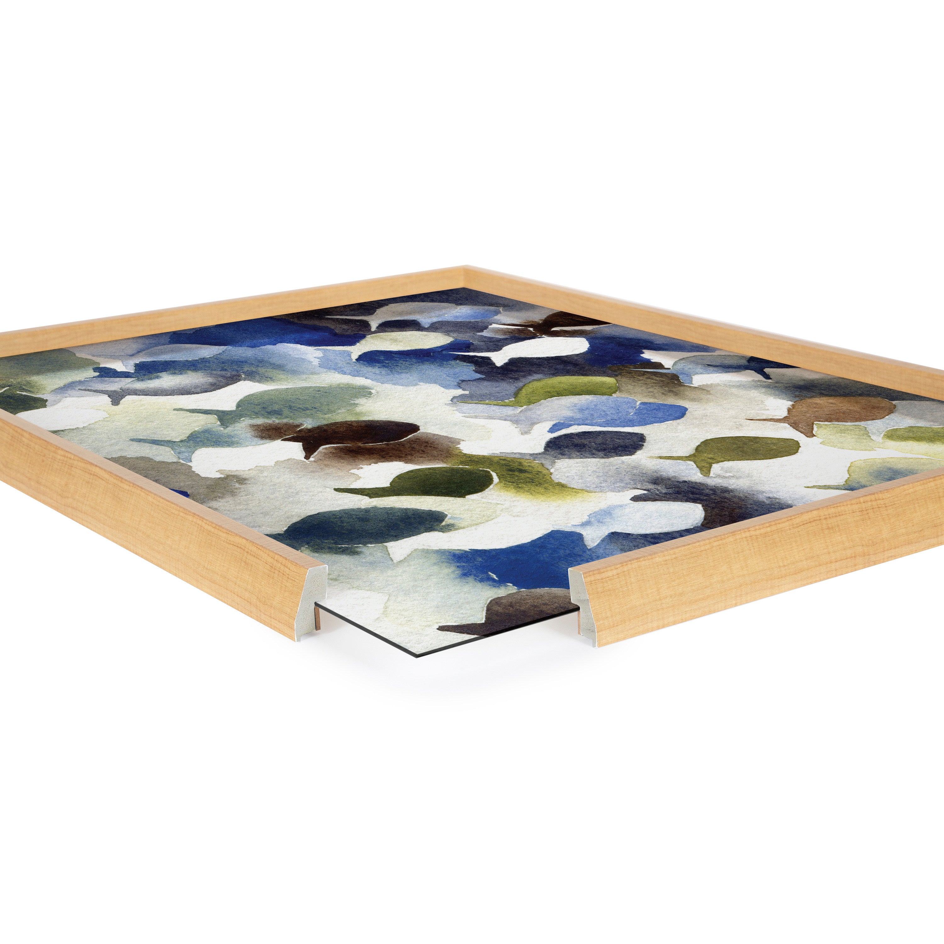 Blake Concurrent Framed Printed Glass by Janet Meinke-Lau