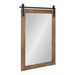 Rectangle Mirror Rustic Brown 24x38 1