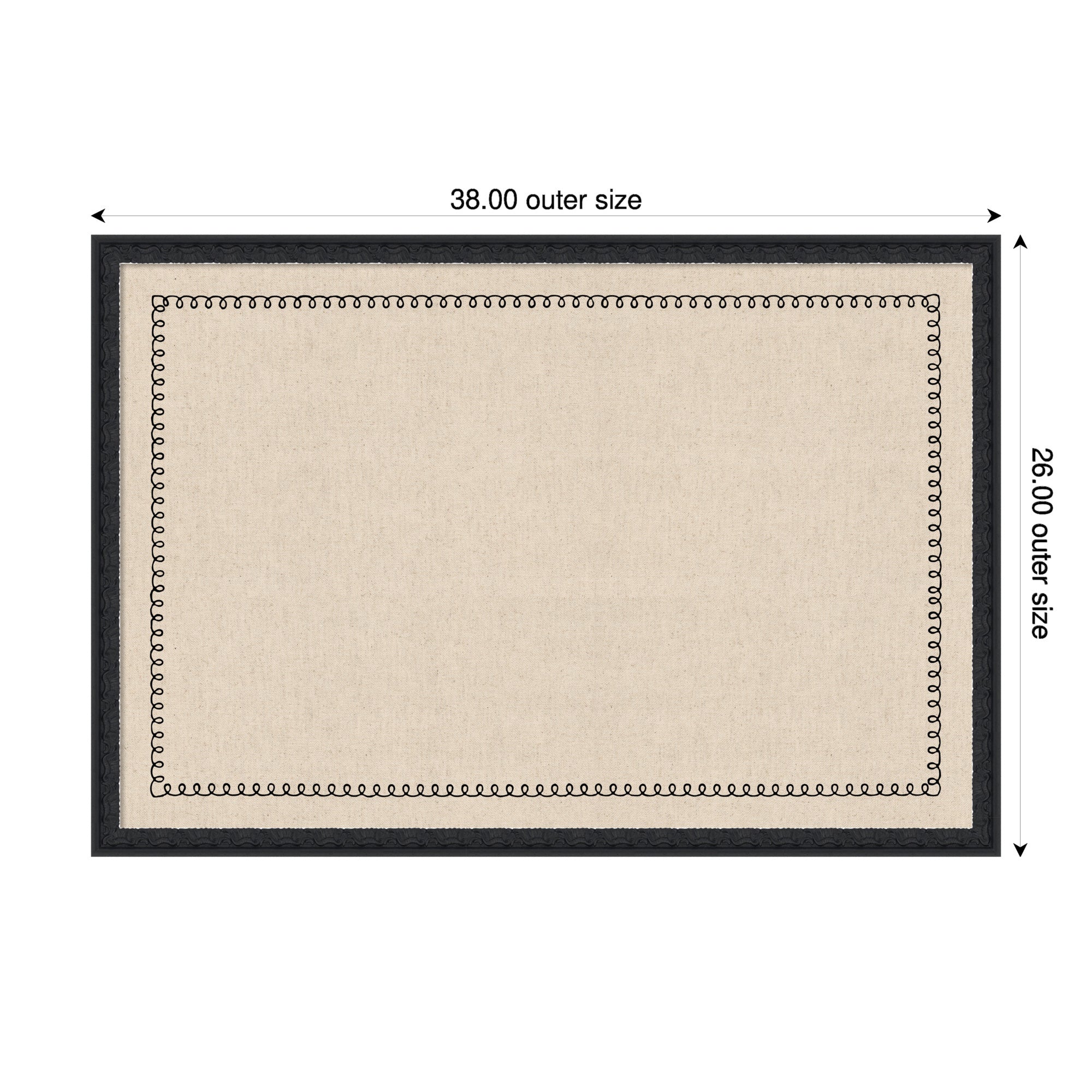 Magnetic Canvas 38x26 Bethany Black 2